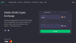 Screenshot of Exchange Stellar at the best price | Buy & Sell XLM Coin