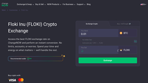 Screenshot of Exchange Floki inu at the best price | Buy & Sell FLOKI Coin