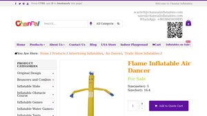 Channal Inflatables - Flame Inflatable Air Dancer