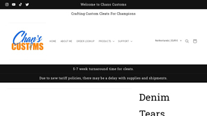 Chans Customs - Denim Tears Inspired Cleat (High)