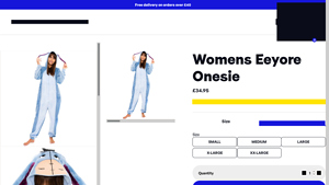 Character - Womens Eeyore Onesie
