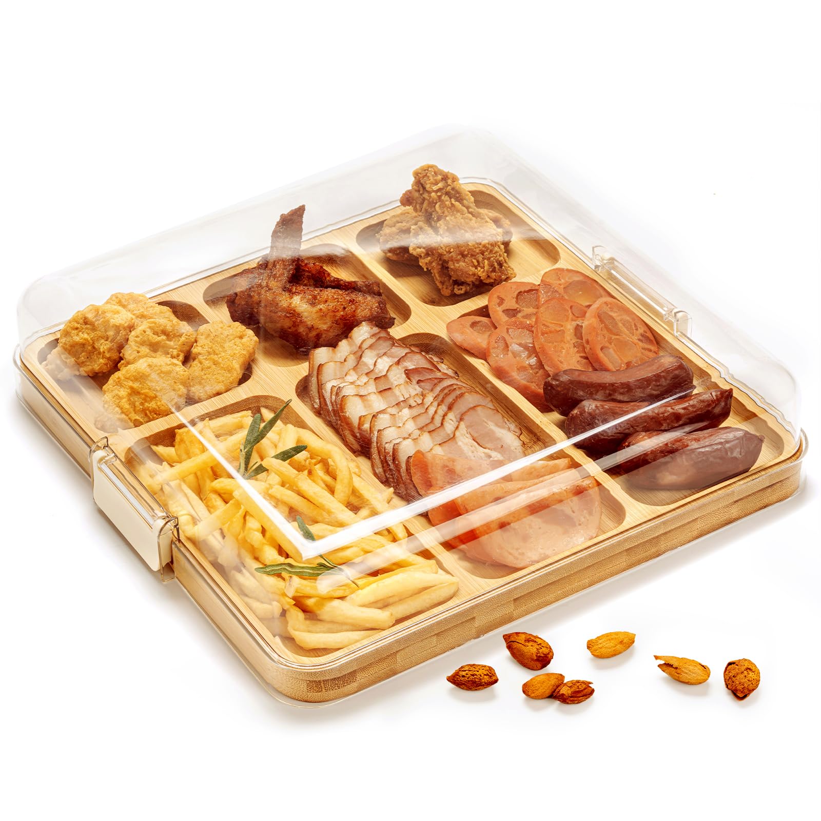 An application scenario or product detail of charcuterie board with lid - Image 5