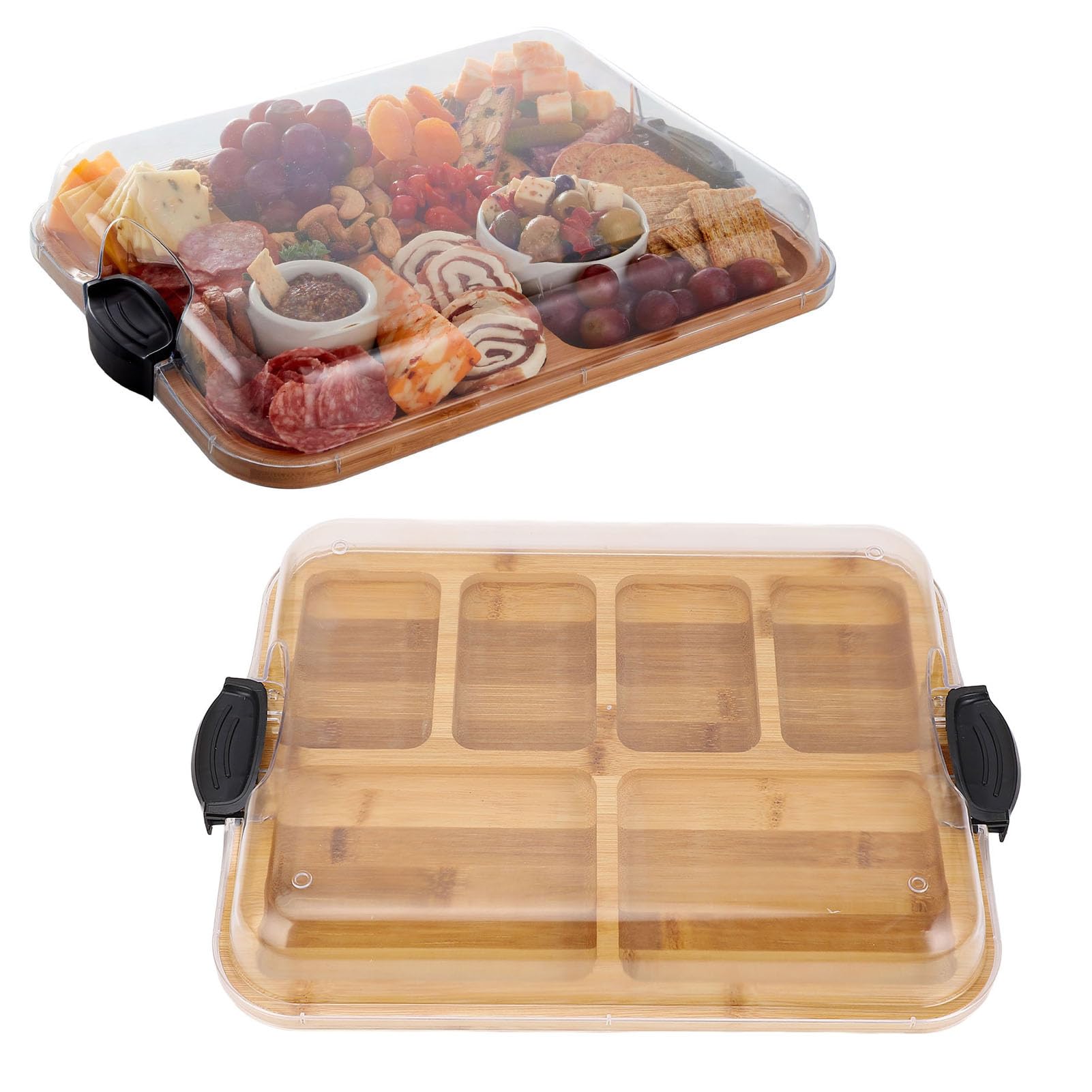 An application scenario or product detail of charcuterie board with lid - Image 8
