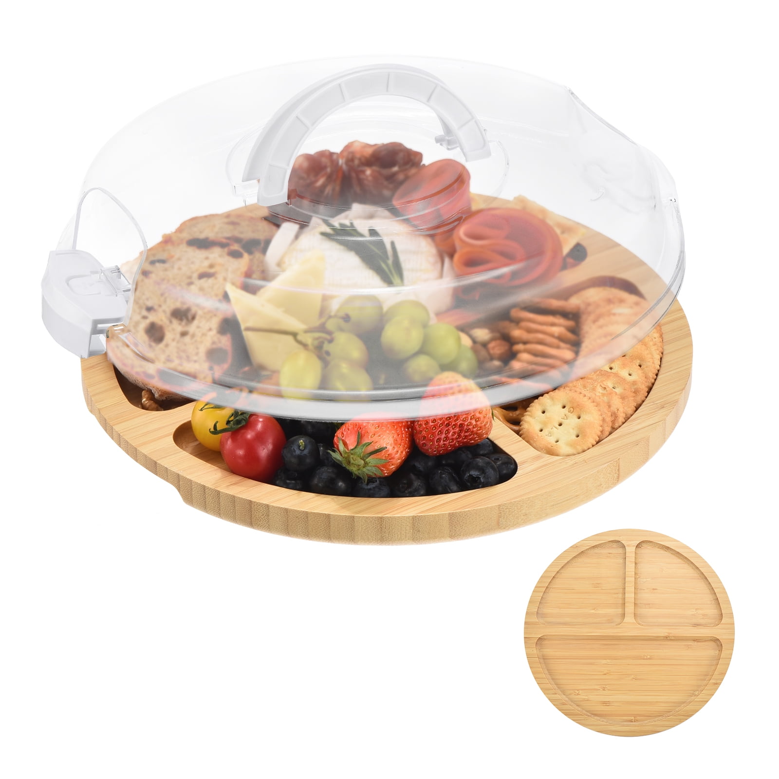 An application scenario or product detail of charcuterie board with lid - Image 20