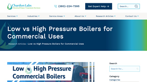 Chardon Labs - Low & High-Pressure Boilers