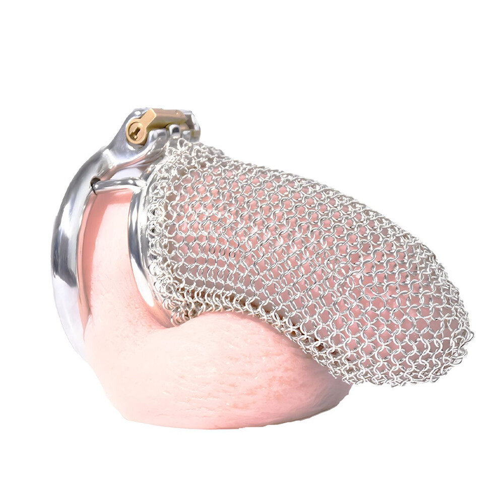 An application scenario or product detail of chastity pouch fishnet - Image 7