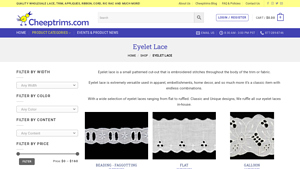 Cheep Trims - Eyelet Lace