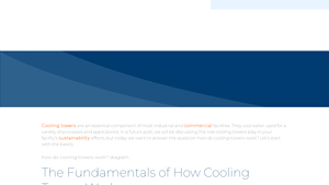 Chemtreat - Cooling Towers