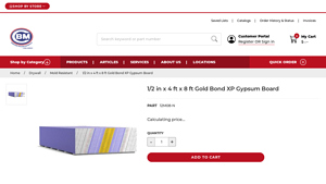 Gold Bond - XP Gypsum Board