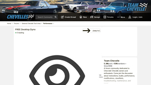 Chevelles - FREE Desktop Dyno Software