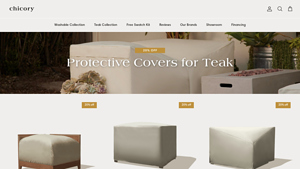 Chicory - Teak Seating Protective Covers
