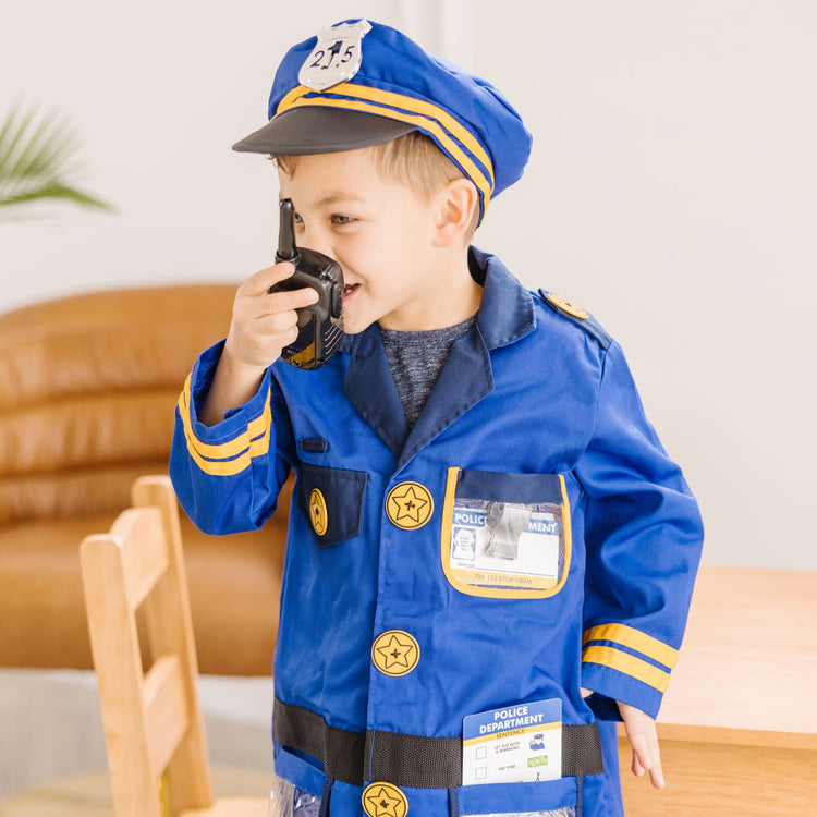 An application scenario or product detail of childrens policeman outfit - Image 12
