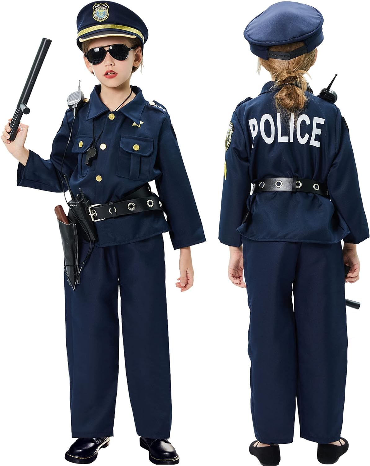 An application scenario or product detail of childrens policeman outfit - Image 21