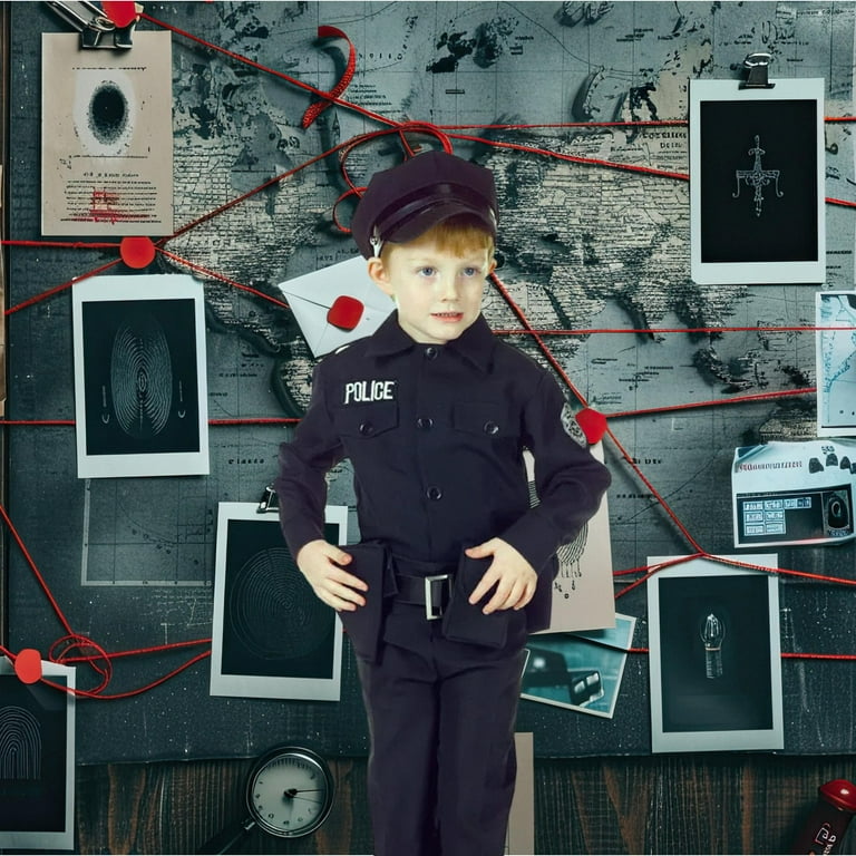 An application scenario or product detail of childrens policeman outfit - Image 23