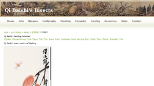 China Online Museum - Qi Baishi's Insects