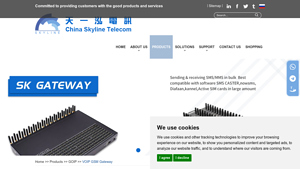 China Skyline - VoIP GSM Gateway