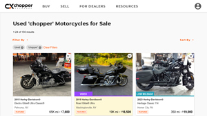 Harley-Davidson - Used Chopper Motorcycles for Sale