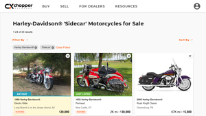 Harley-Davidson® - Sidecar Motorcycles