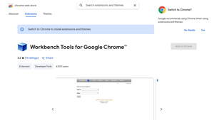 Workbench Tools - Chrome Extension