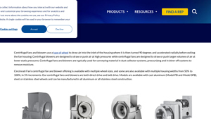 Cincinnati Fan - Centrifugal & Custom Fans