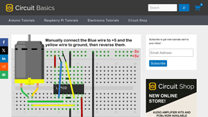 Circuit Basics - L293D Motor Driver