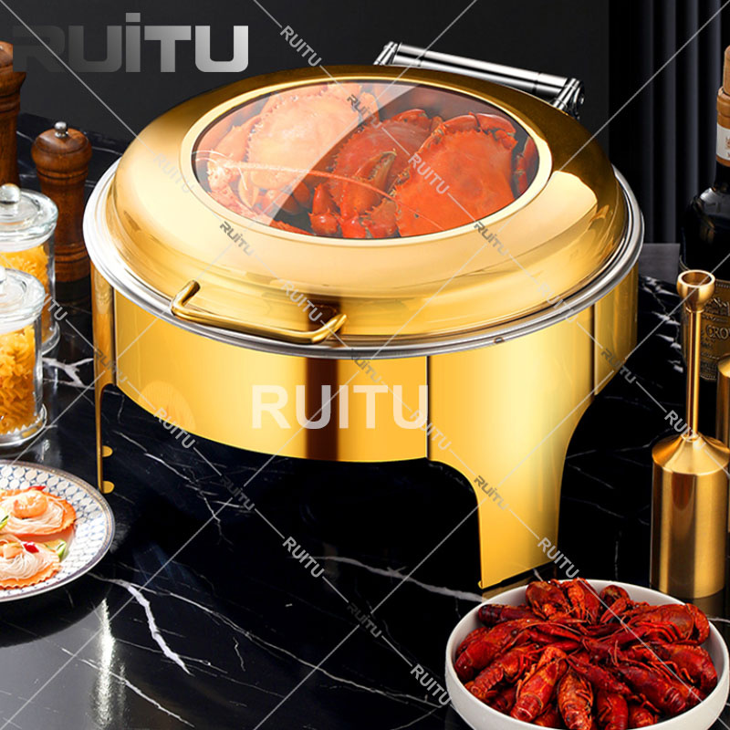 An application scenario or product detail of circular dish for hotel food - Image 5