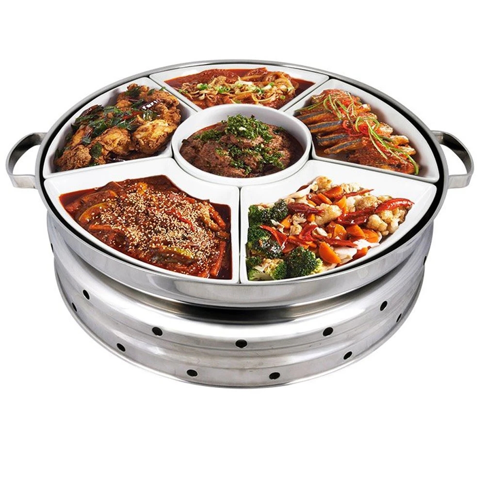 An application scenario or product detail of circular dish for hotel food - Image 7