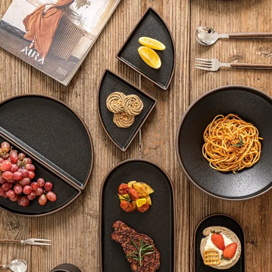 An application scenario or product detail of circular dish for hotel food - Image 14