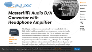 Cirrus - CS43131 Low Power Audio DAC