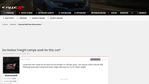 CivicX - Harbor Freight Pittsburgh Automotive Ramps