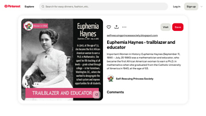 Euphemia Haynes - Trailblazer in Mathematics