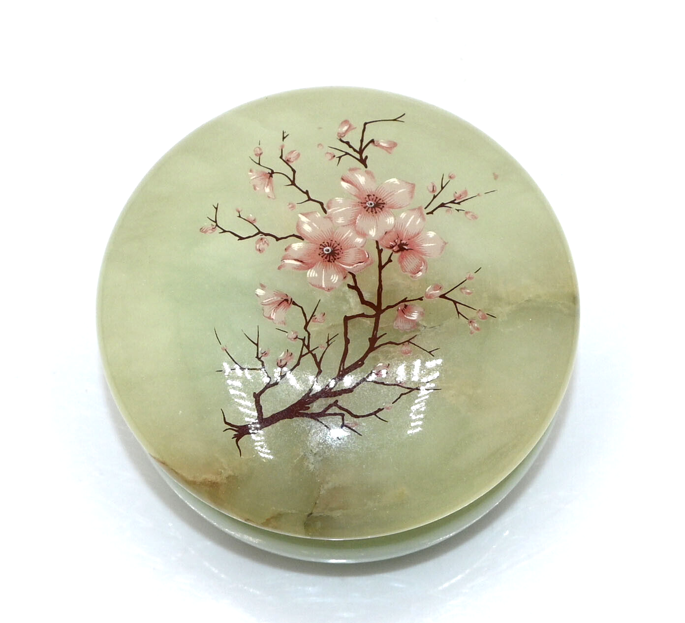 An application scenario or product detail of classic vintage cherry blossom trinket box square - Image 7