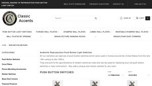 Classic Accents - Antique Push Button Light Switches