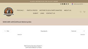 Harley Davidson - 1915 Model with Sidecar