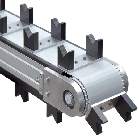 An application scenario or product detail of cleated belt conveyor systems - Image 16