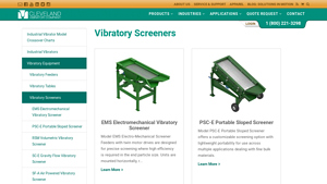 Cleveland Vibrator - Vibratory Screeners