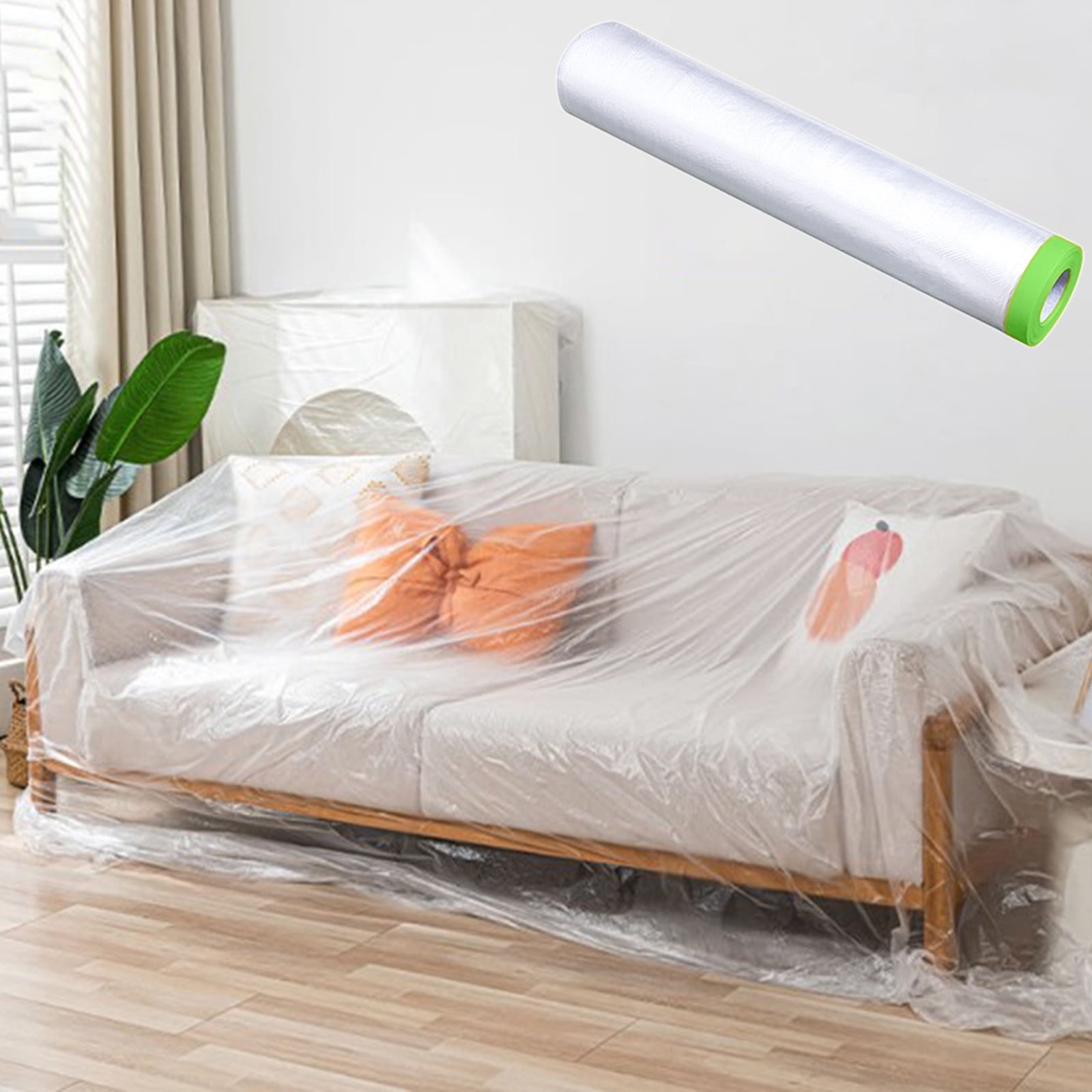 An application scenario or product detail of cling film for wrapping furniture - Image 1
