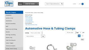 Clips and Fasteners - Automotive Hose & Tubing Clips & Clamps