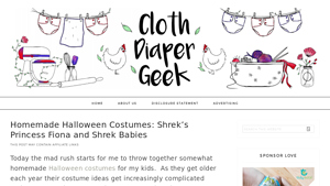 Cloth Diaper Geek - Shrek Princess Fiona Costume