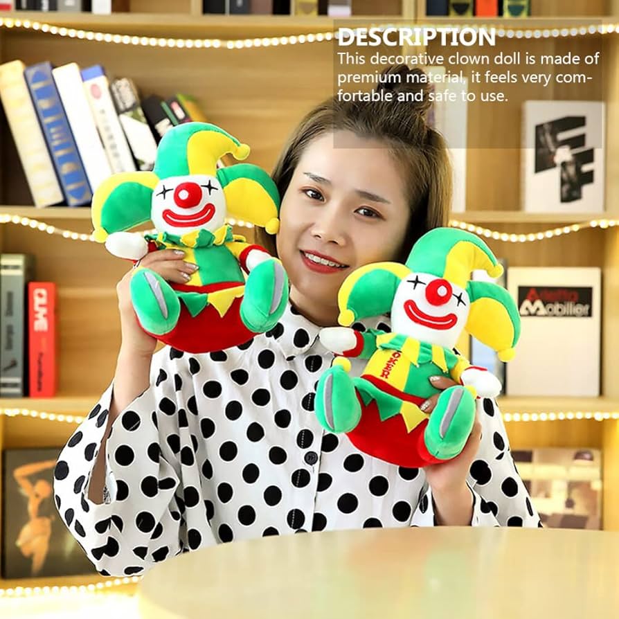 An application scenario or product detail of clown plush - Image 13