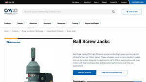 CMCO - High Efficiency Ball Screw Actuators