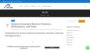 KYMRON - Mini Excavator Overview