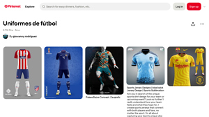 Pinterest - Football Uniforms