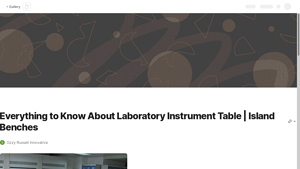 Coda - Laboratory Instrument Tables