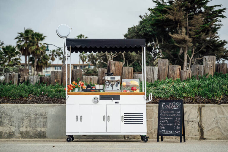Featured image for the coffee cart for sale guide