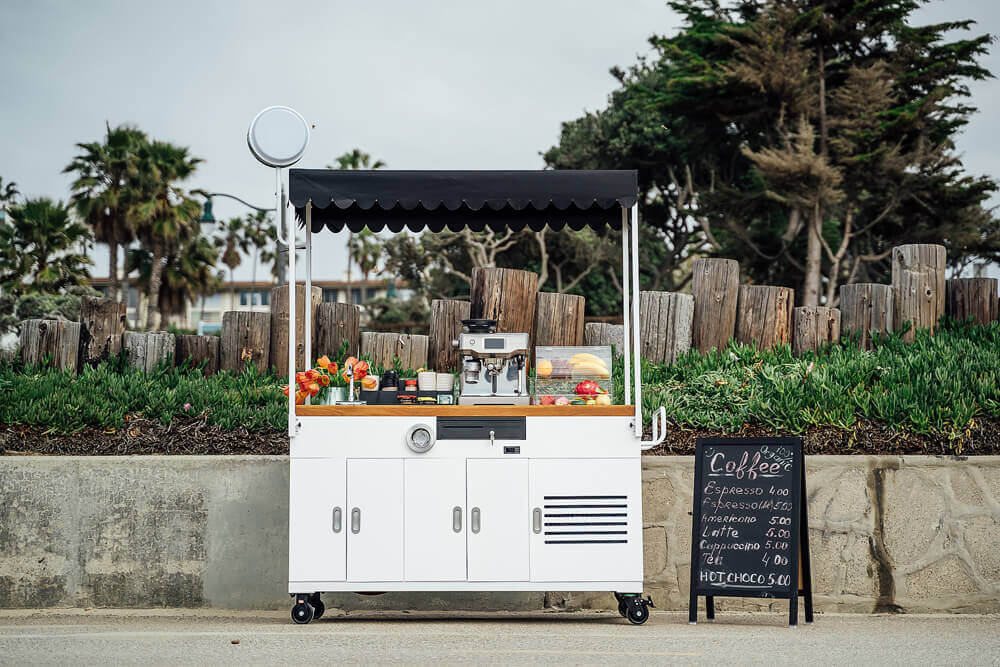 Featured image for the coffee cart for sale guide