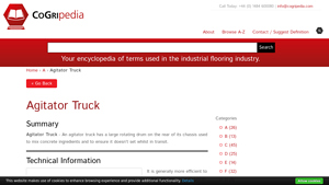 Cogripedia - Agitator Truck