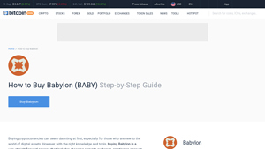 Screenshot of How to Buy Babylon (BABY) Guide 2025 | CoinCodex