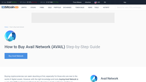Screenshot of How to Buy Avail Network (AVAIL) Step-by-Step Guide - CoinCodex