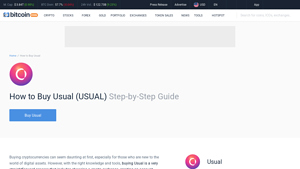 Screenshot of How to Buy Usual (USUAL) Step-by-Step Guide - CoinCodex